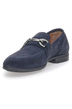 Mocassini Blu In Vera Pelle Max Dillan 11