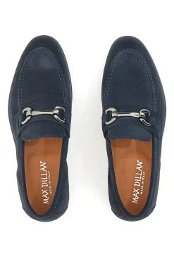 Mocassini Blu In Vera Pelle Max Dillan 11