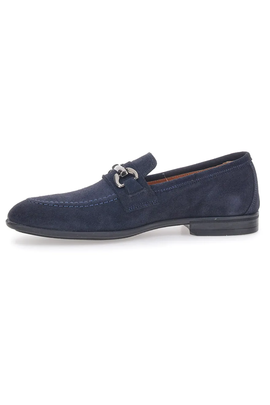 Mocassini Blu In Vera Pelle Max Dillan 11