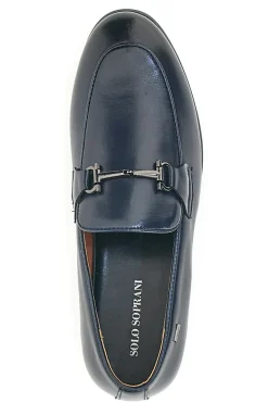 Mocassini Blu Lucidi Solo Soprani 41819