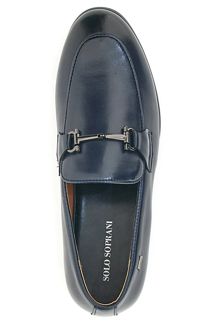Mocassini Blu Lucidi Solo Soprani 41819