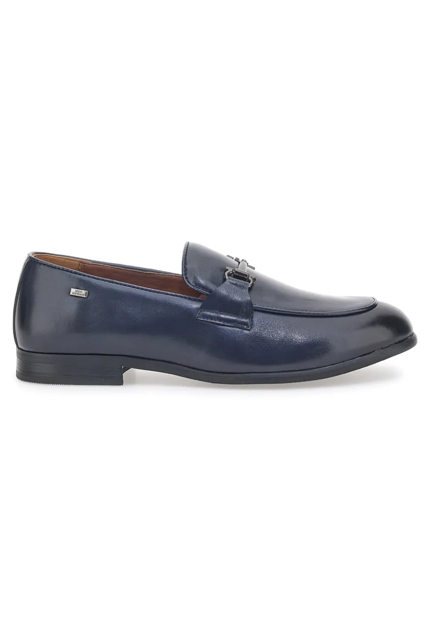 Mocassini Blu Lucidi Solo Soprani 41819