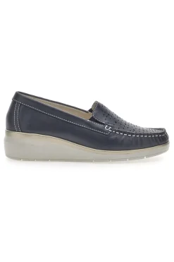 Mocassini Blu Mio Tempo 21178