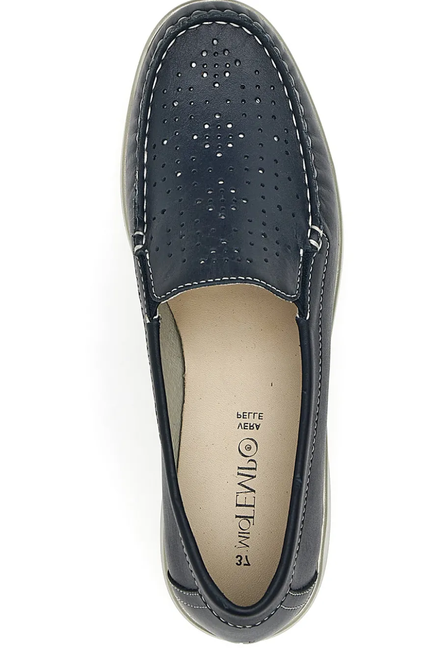 Mocassini Blu Mio Tempo 21178