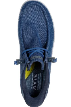 Mocassini blu Slip-ins con Memory Foam Skechers Melson Coronado