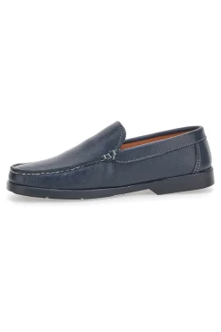 Mocassini Blu Vera Pelle Longford 101