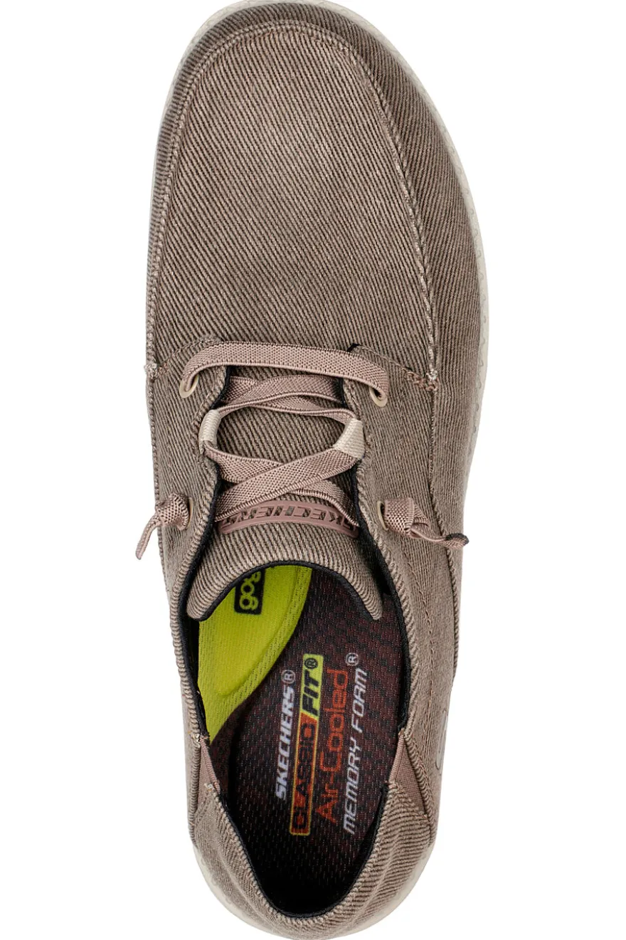 Mocassini brown Classic Fit con Memory Foam Skechers Melson Volgo