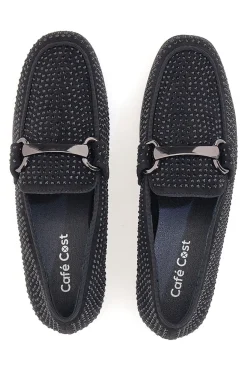 Mocassini Cafè Cost 262507 Nero Strass