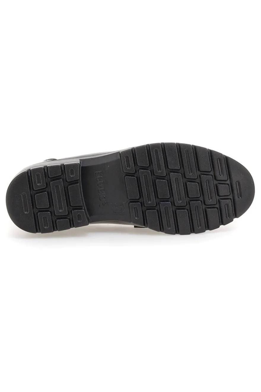 Mocassini Comfort neri con sistema di memoria plantare Eco Bio J528676