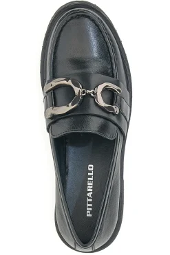 Mocassini Con Platform Neri Pittarello 14118