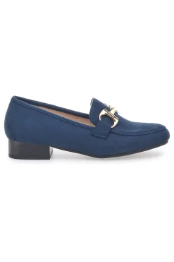 Mocassini con Tacco Blu Energy 1000