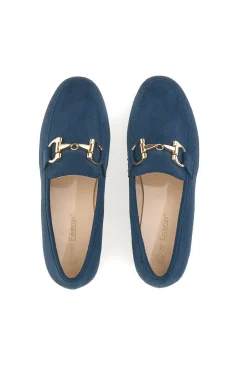 Mocassini con Tacco Blu Energy 1000