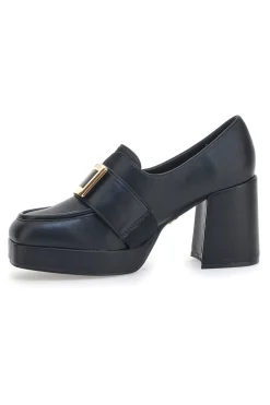 Mocassini con Tacco Laura Biagiotti 8228 Nero