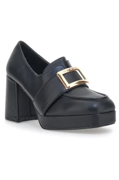 Mocassini con Tacco Laura Biagiotti 8228 Nero