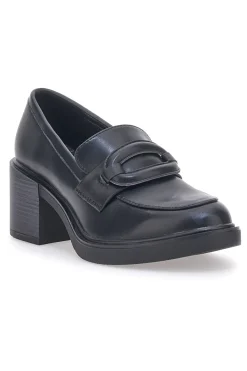 Mocassini con Tacco Nero Energy 192