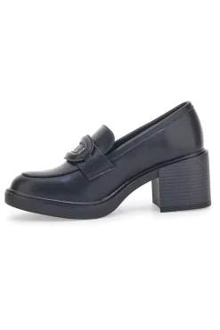 Mocassini con Tacco Nero Energy 192