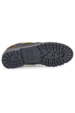 Mocassini da barca in pelle nere PTR 5140