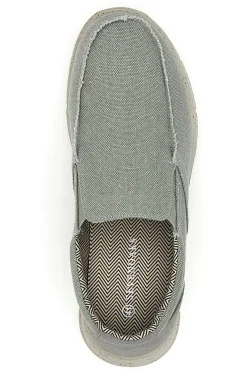 Mocassini da uomo grigio in tessuto Sevenoaks PK6243D