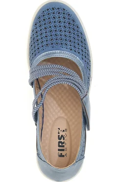 Mocassini denim traforati con strappo The First Active 5