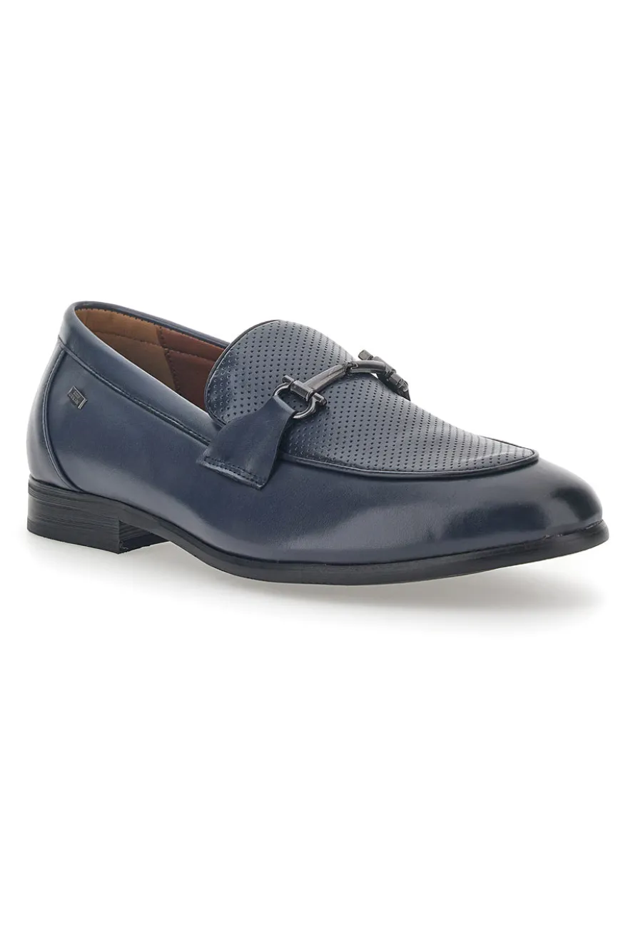 Mocassini Eleganti da Uomo Blu Solo Soprani 41818