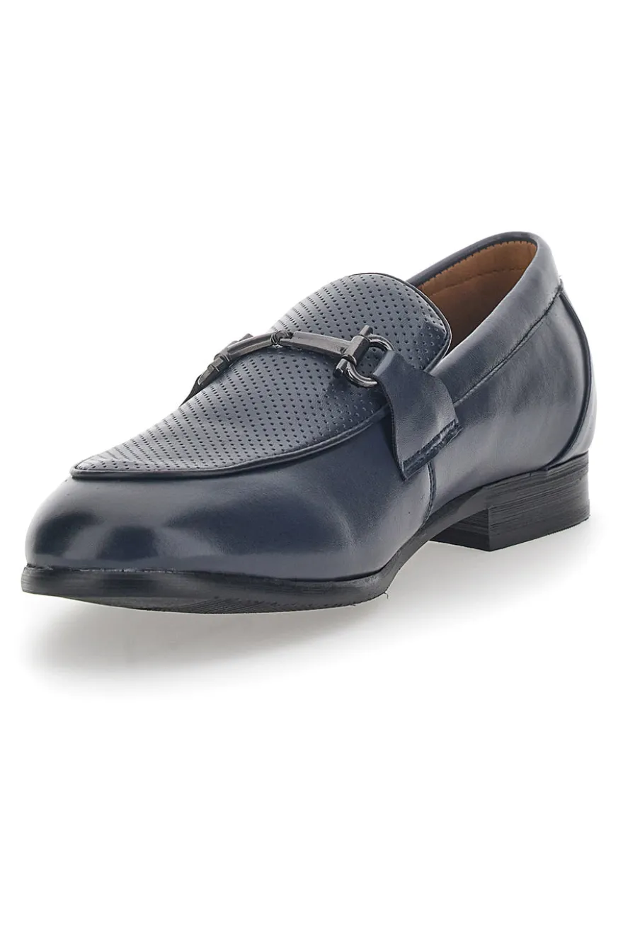 Mocassini Eleganti da Uomo Blu Solo Soprani 41818