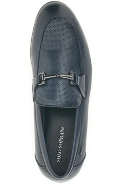 Mocassini Eleganti da Uomo Blu Solo Soprani 41818