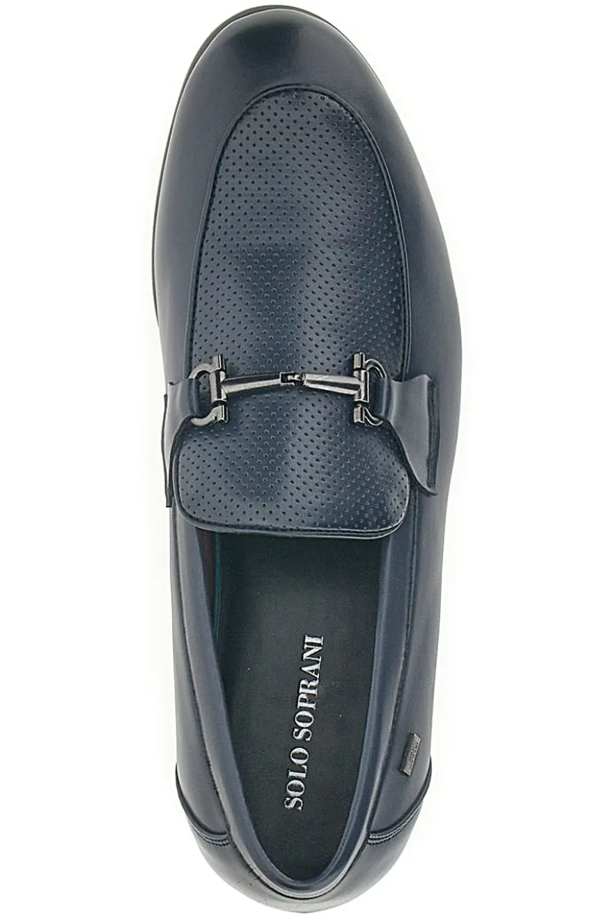 Mocassini Eleganti da Uomo Blu Solo Soprani 41818