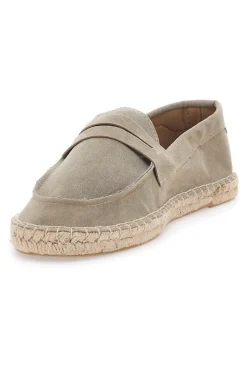 Mocassini Espadrillas beige in tessuto con suola in corda PITTARELLO SUN SG24L313