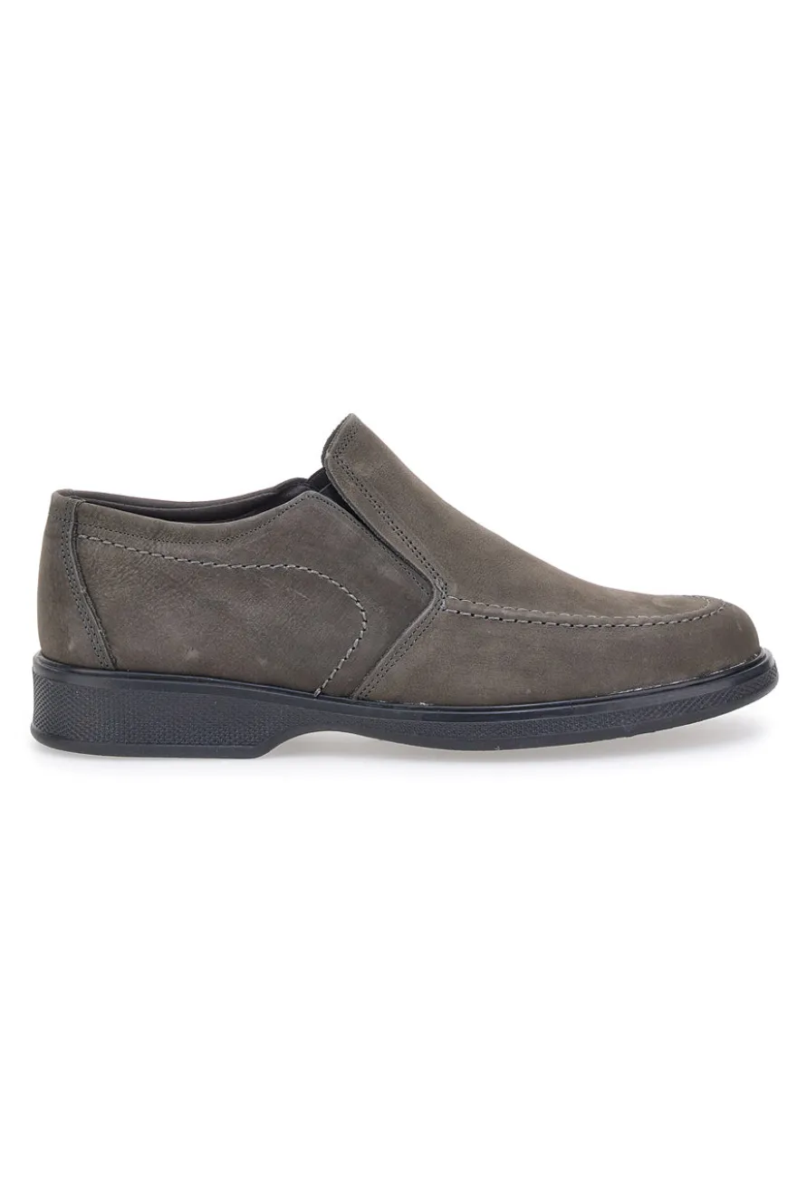Mocassini Grigi In Vera Pelle Made In Italy Longford 3