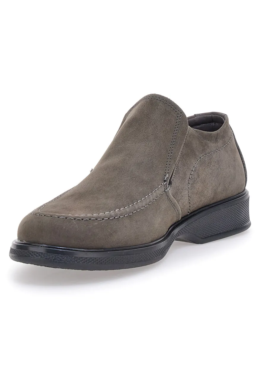 Mocassini Grigi In Vera Pelle Made In Italy Longford 3