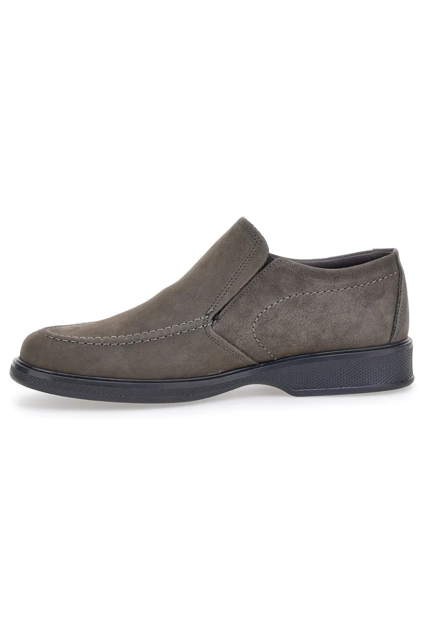 Mocassini Grigi In Vera Pelle Made In Italy Longford 3