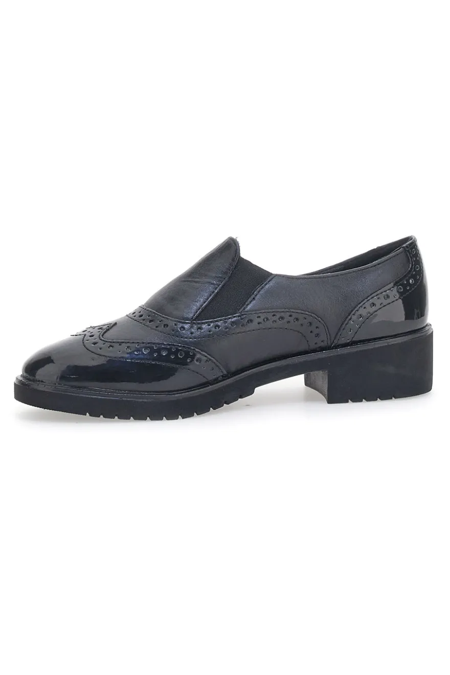 Mocassini in Pelle Me & Me 11708 Neri