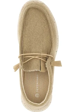 Mocassini in Tela Beige Sevenoaks 1147