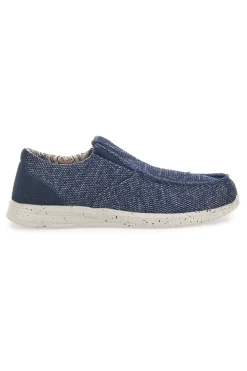 Mocassini in Tela Blu SEVENOKS PK6909E