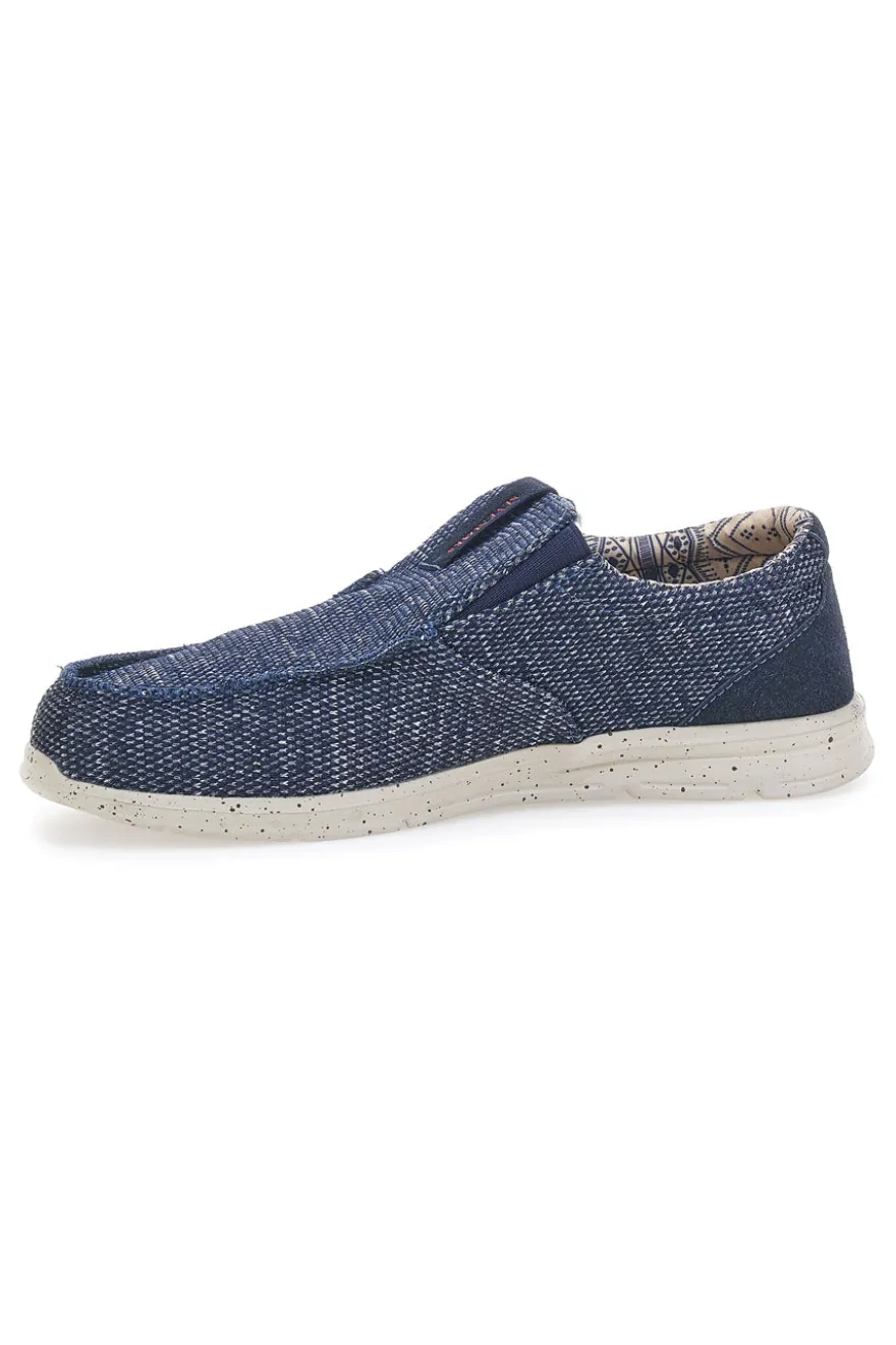 Mocassini in Tela Blu SEVENOKS PK6909E