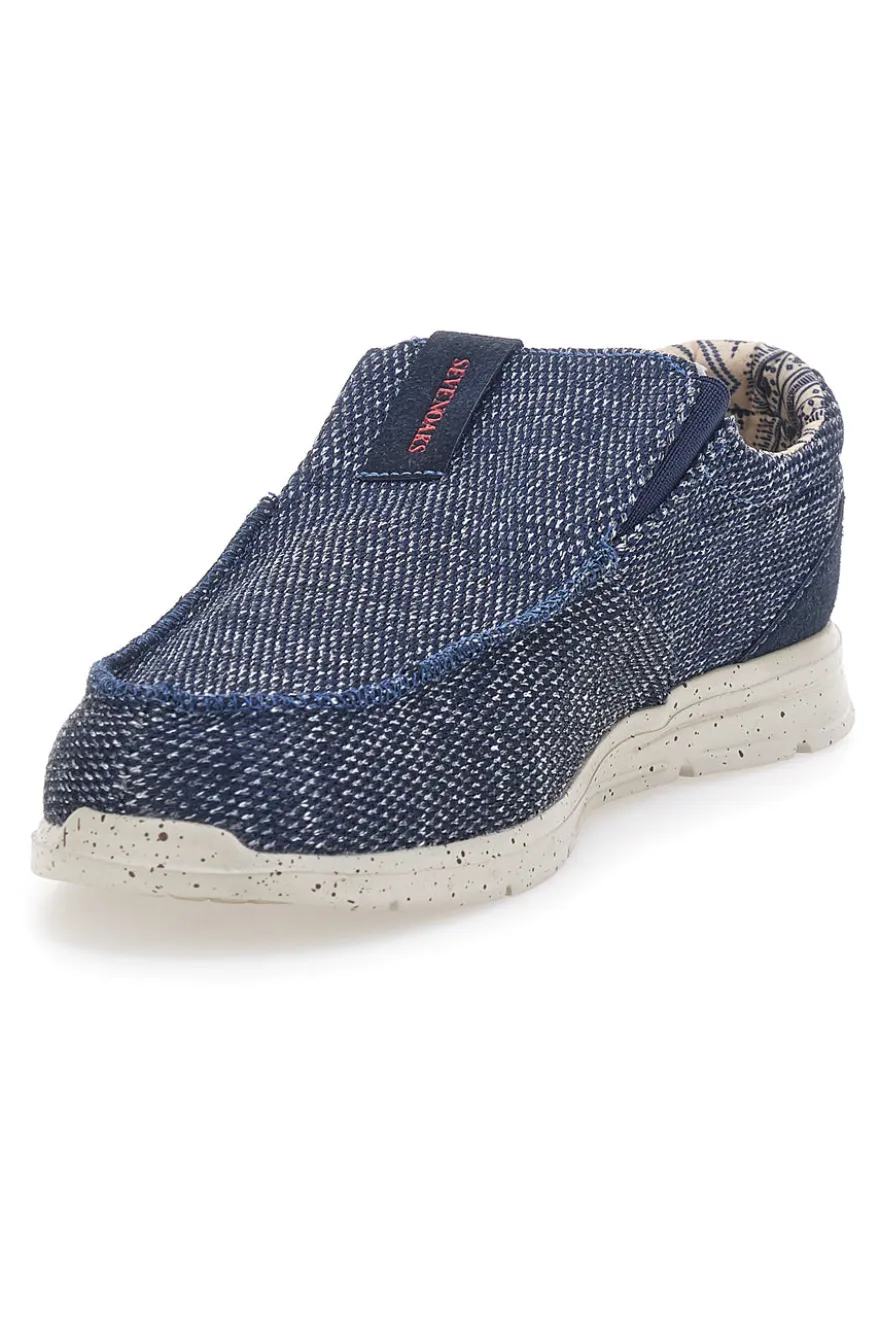 Mocassini in Tela Blu SEVENOKS PK6909E