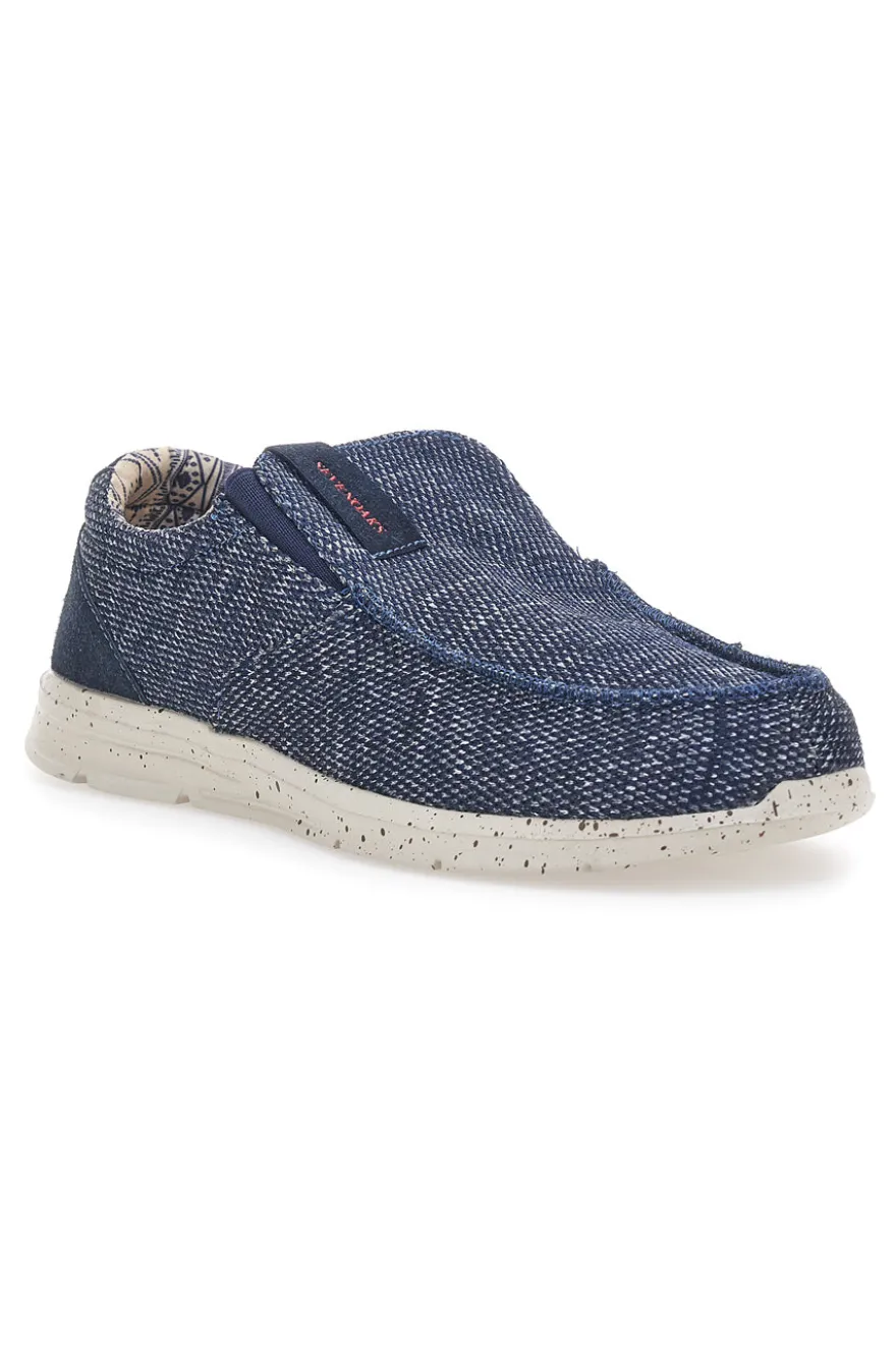 Mocassini in Tela Blu SEVENOKS PK6909E
