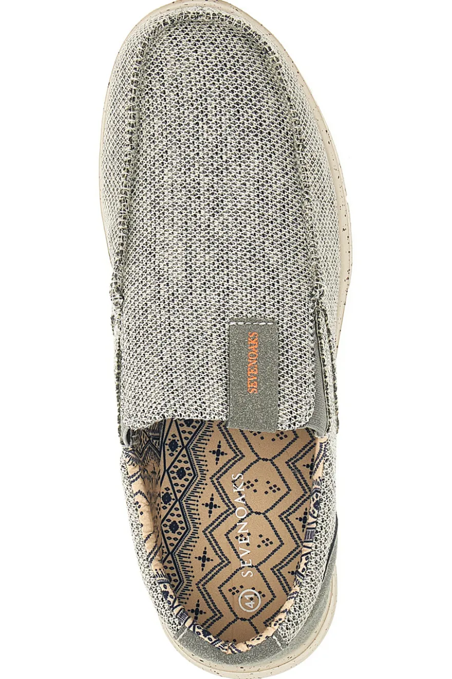 Mocassini in Tela Grigio Sevenoaks 6909