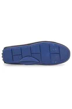 Mocassini in Vera Pelle Longford 205 Blu
