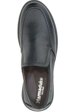 Mocassini in Vera Pelle Marmaduke 03 Neri