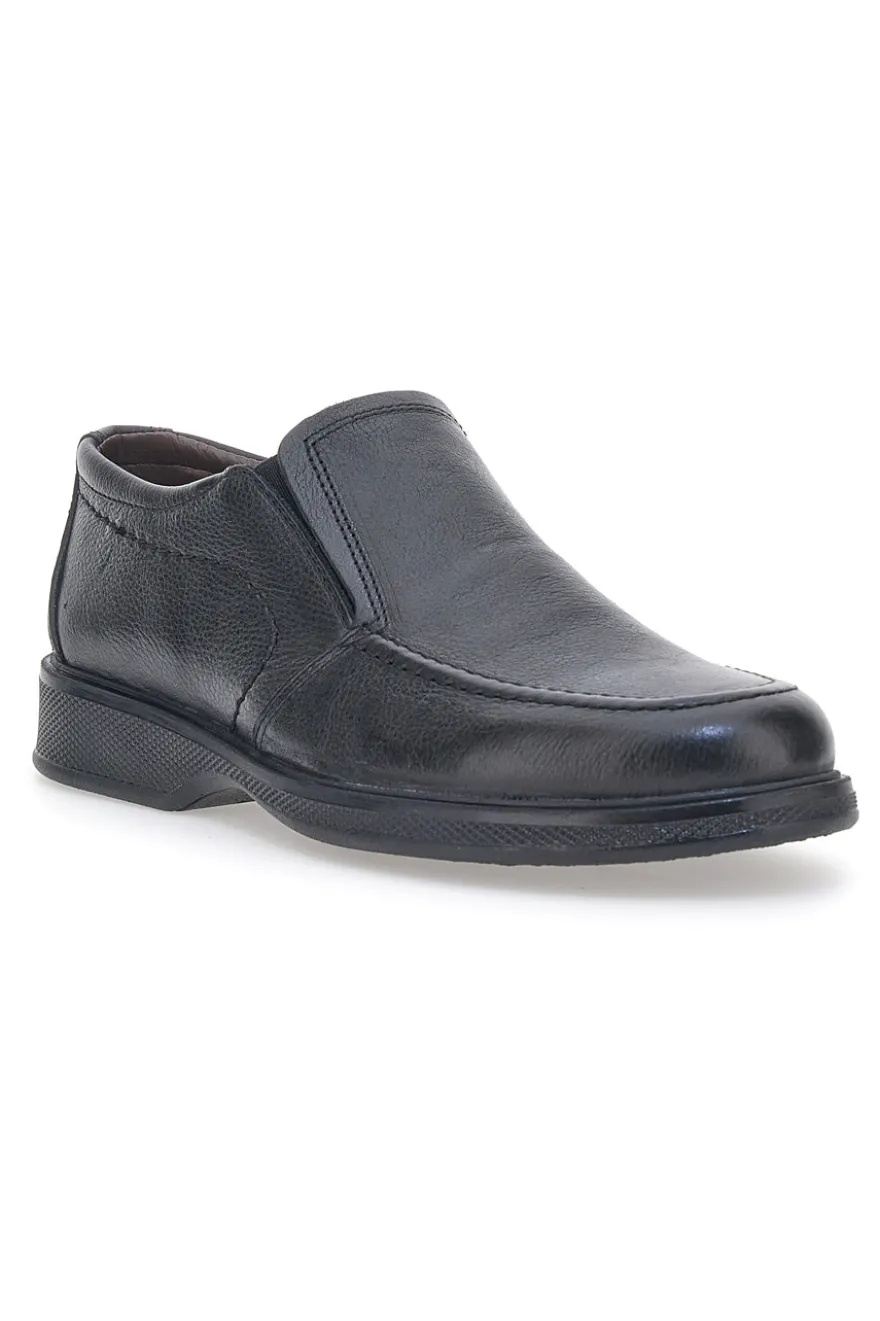 Mocassini in Vera Pelle Marmaduke 03 Neri