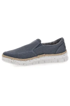 Mocassini Jeans con Rafia Decorativa MAX DILLAN DAVID TWILL