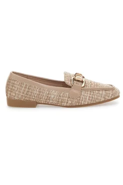 Mocassini Khaki Con Morsetto Dorato Top First Lady 462
