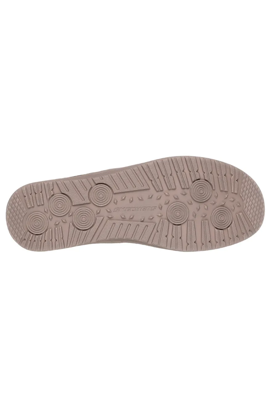 Mocassini khaki Slip-ins con Memory Foam Skechers Melson Coronado