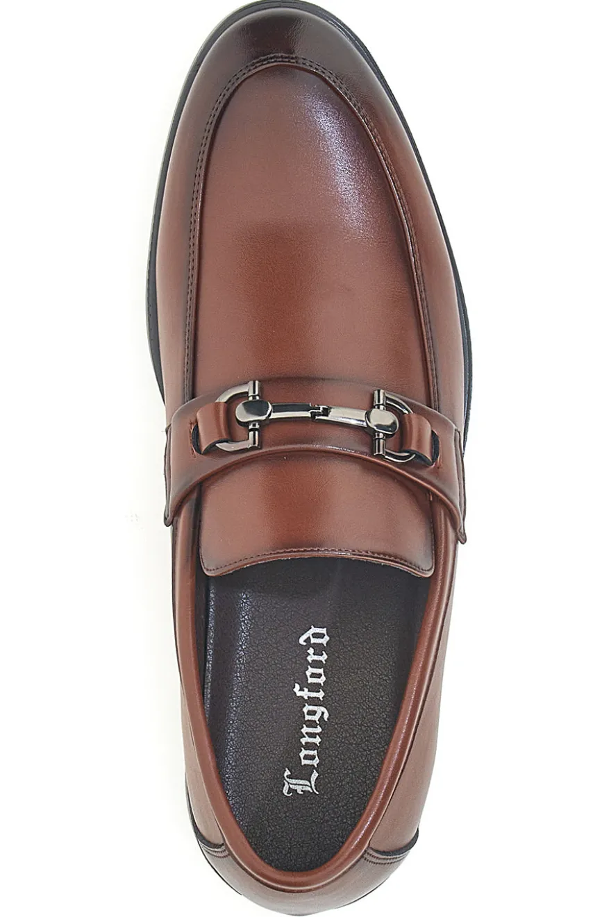 Mocassini marroni con morsetto Longford 9015