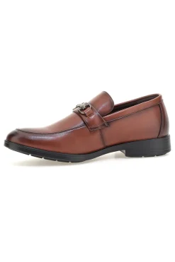 Mocassini marroni con morsetto Longford 9015