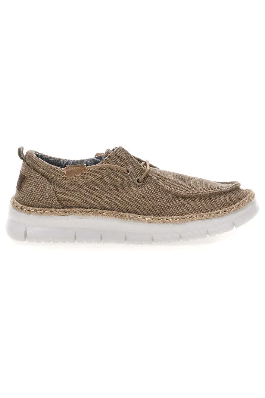 Mocassini Marroni con Rafia e Lacci Elastici MAX DILLAN WALLY BIG CVS