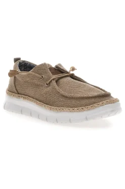 Mocassini Marroni con Rafia e Lacci Elastici MAX DILLAN WALLY BIG CVS