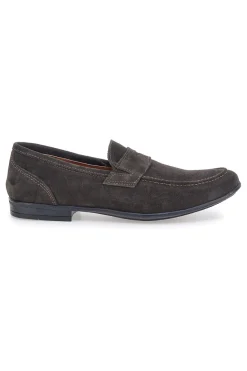 Mocassini marroni in suede Made in Italy Pittarello 070