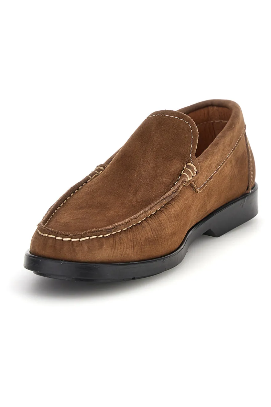 Mocassini marroni in vera pelle Made in Italy Jerpoint 101